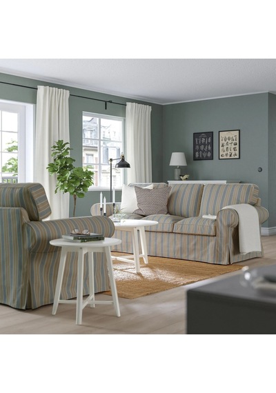 Ikea Bej Rahat Kanepe - 3'lü Kanepe