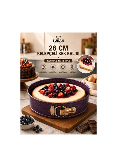 Kelepçeli Kek Kalıbı Mor