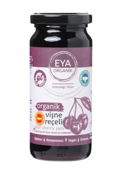 Eya Organik Vişne Reçeli 280 G