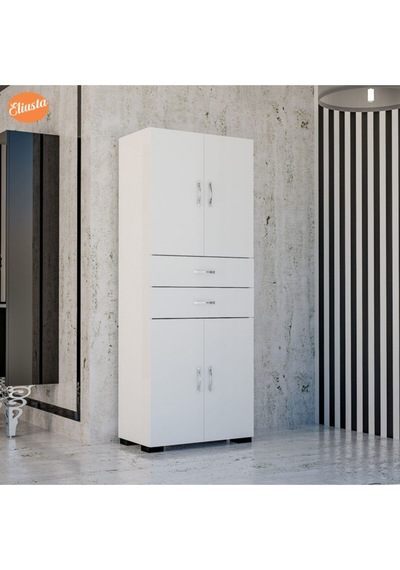 Çok Amaçlı Dolap Mutfak Dolabı Banyo Dolabı Ofis Dolabı Beyaz