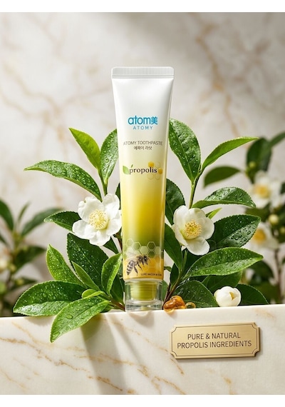 Atomy Propolis Diş Macunu - Tartar Ve Diş Eti Karşıtı Doğal Arı Sütü Macunu 50g - Tekli Adet Diş Eti Bakımı
