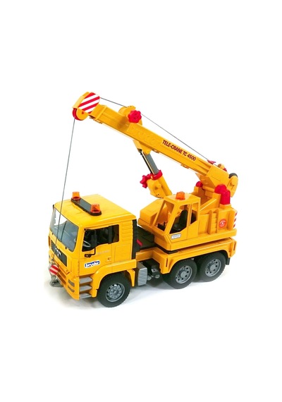Bruder Man Vinçli Kamyon Sarı 02754
