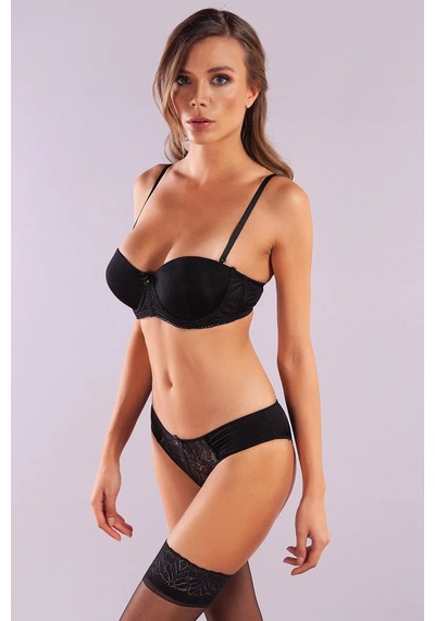 Melonika Golshan Gala Push-up Strapless Bra, Siyah Konforlu Ve Şık Sütyen, Strapless Çok Renkli