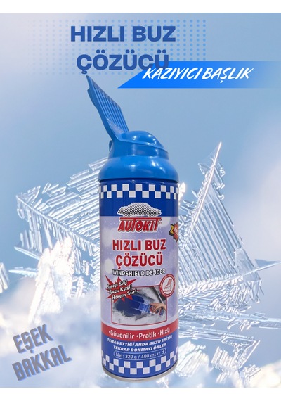 Hızlı Buz Çözücü Kazıyıcılı 400 Ml Anında Buz Çözücü Sprey Diğer