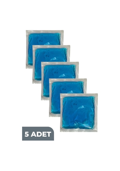 Termojel Sıcak Kompres Jel Buz Paketi, 5 Adet Soğutucu Jel Isıtıcı Jel Kompres 13cmx13cm