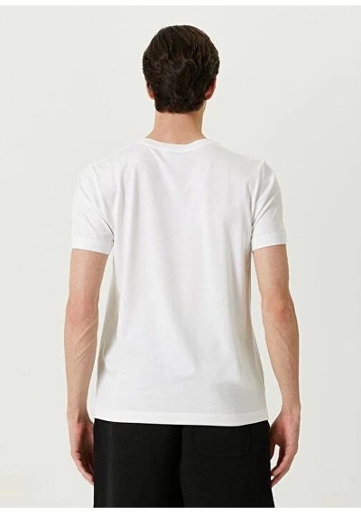 Erkek Tişört Basic Bisiklet Yaka Regular Kısa Kol T-shirt - Beyaz