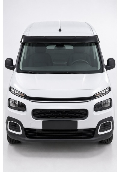 Citroen Berlingo 2019 Ve Sonrası Uyumlu Ön Cam Dış Güneşlik Sunvisor Abs Siyah