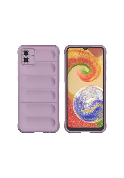 Samsung Galaxy  Uyumlu,  A05 Kılıf Optimum Silikon - Mor