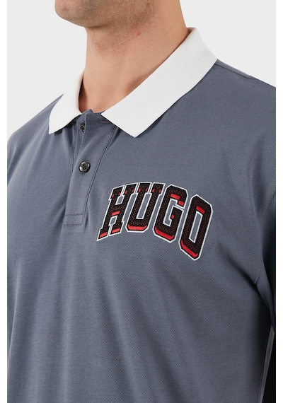 Hugo Erkek Polo Yaka T Shirt 50510183 462 Mavi Mavi