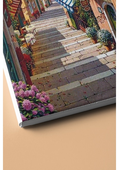 Webstyle Sayılarla Boyama Seti Kasnaklı Çiçek Sokağı 60 X 75 Cm