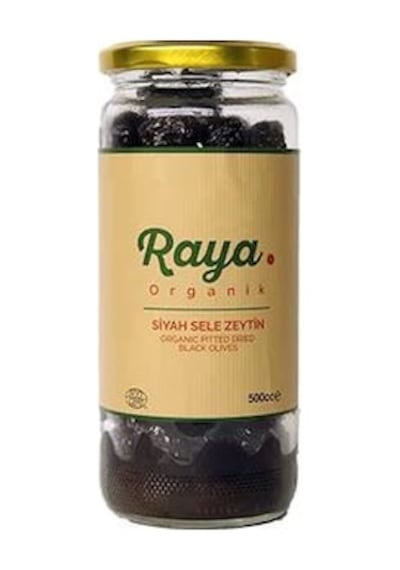 Raya Organik Siyah Sele Zeytin 500 G
