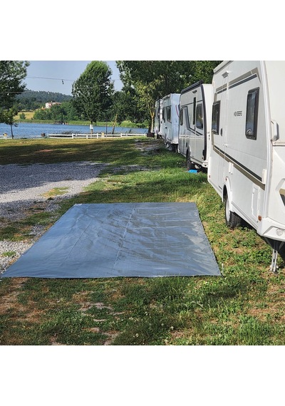 2k 200x250 Cm Su Geçirmez 230gr/m² Karavan Zemin Örtüsü Çok Renkli