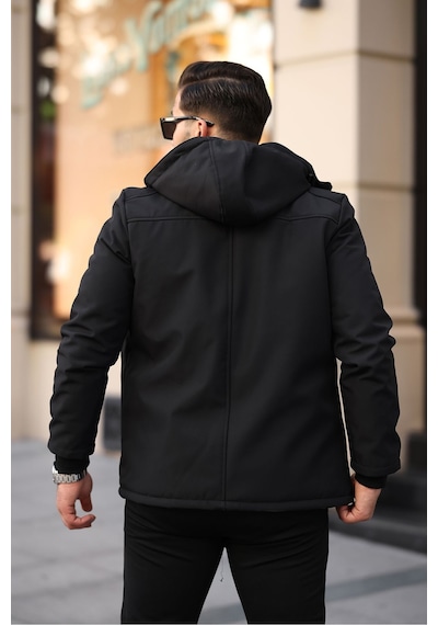 Mero Life Outdoor Kapüşonlu Su Ve Rüzgar Geçirmez Kapitone Içi Kürklü Elyaf Dolgulu Şişme Siyah Softshell Mont Siyah Mero Life Outdoor Kapüşonlu Su Ve Rüzgar Geçirmez Kapitone Içi Kürklü Elyaf Dolgulu Şişme Siyah Softshell Mont Siyah