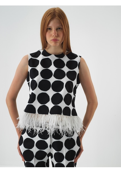 Xint Siyah Formunu Koruyan Oversize Bluz 751144
