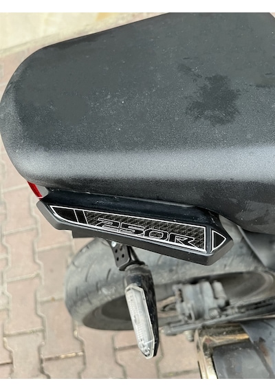 Cb 250 R Full Sticker Pad Set Motorsiklet Koruma Siyah-Gümüş