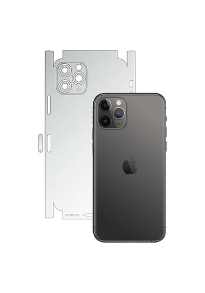 Apple iPhone Uyumlu 11 Pro Max 6.5 Hidrojel Hayalet Arka Yan Tam Kaplama Koruyucu Film - 5775