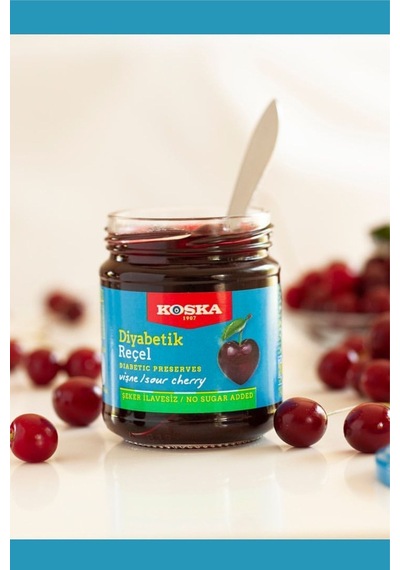 Diyabetik Vişne Reçeli 240 G