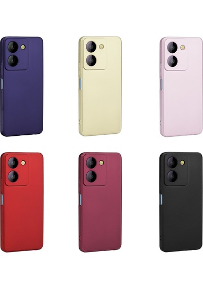 Vivo Y36 4g Kılıf Zore Premier Silikon Kapak Lacivert