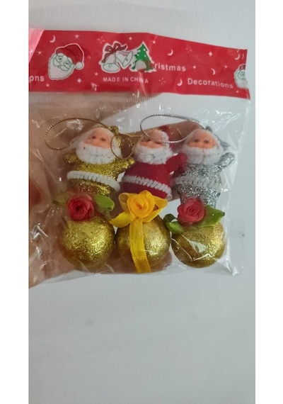 Yılbaşına Özel Çam Ağaç Süsleri Küçük Paket Görsel İle Birebir Gönderim Yapılmaktadır
