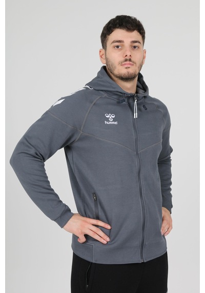 Hummel Armin Pro Pamuklu Sweatshirt Antrasit