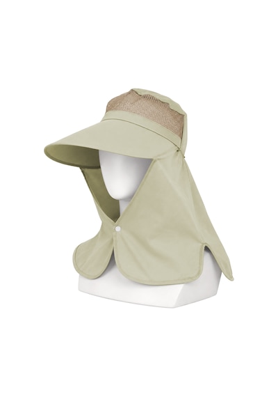 Ense Korumalı Outdoor Şapka - Fileli - Bej - Savex Çok Renkli