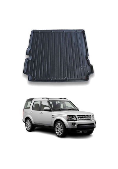 Land Rover Discovery Iıı - Iv 2005-2016 Arası Uyumlu Araca Özel Kauçuk Tpe Bagaj Havuzu Siyah