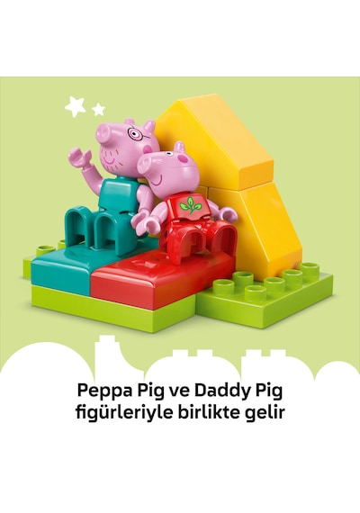 LEGO® DUPLO® Peppa Pig Kamp Gezisi 10452 - 2 Yaş ve Üzeri Çocuklar için Çadır ve Kano İçeren Yaratıcı Oyuncak Yapım Seti (32 Parça)