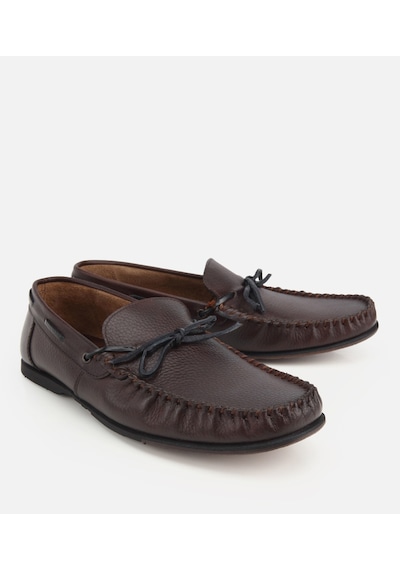 Hotiç Erkek Deri Kahverengi Püskül Detaylı Yumuşak Dokulu Günlük Loafer 02ayh324970a480 02ayh324970a480