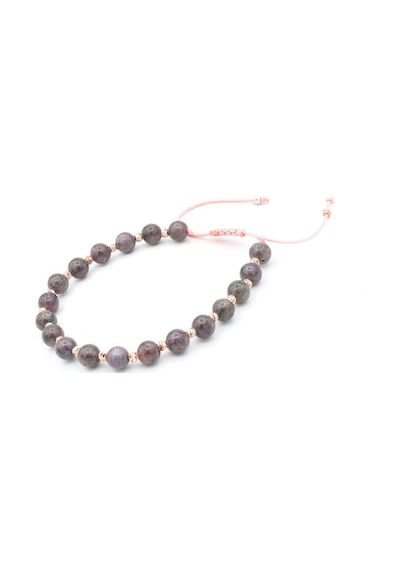 Murty99 Makrome Model Hakiki Yakut Taşı Bileklik 6.5 Mm Bordo
