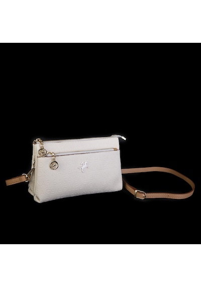 Nas Bag Kadın Çapraz Ve Clutch Çanta Bilek Ve Çapraz Askılı Krem Camel Gofraj 24x15 Cm Krem Camel Gofraj Çok Renkli