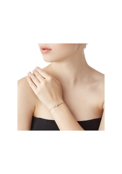 Gülaylar - Altın 14 Ayar Kalp Bileklik N11.15902 Sarı Altın