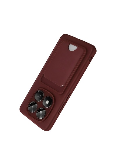 Xiaomi Redmi Note 15 Pro 5g Kelvin Kartvizitli Silikon - Bordo Çokrenkli