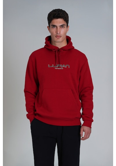Lufian Erkek Brave Sweatshirt 112030152 Kırmızı Kırmızı