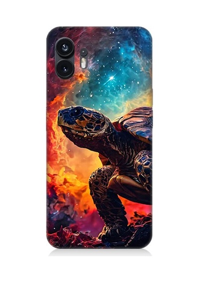 Nothing Phone 2 Galaktik Kaplumbağa Desenli Silikon Kılıf