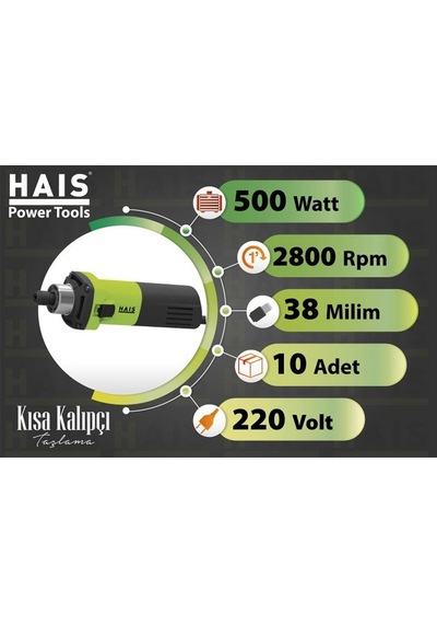 Hais Kısa Kalıpçı Taşlama 500w Bdg1004za