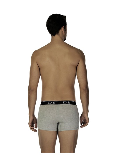 D's Damat Ds Damat Trendy 3'lü Boxer Siyah-siyah-gri 2xl Gri - Siyah