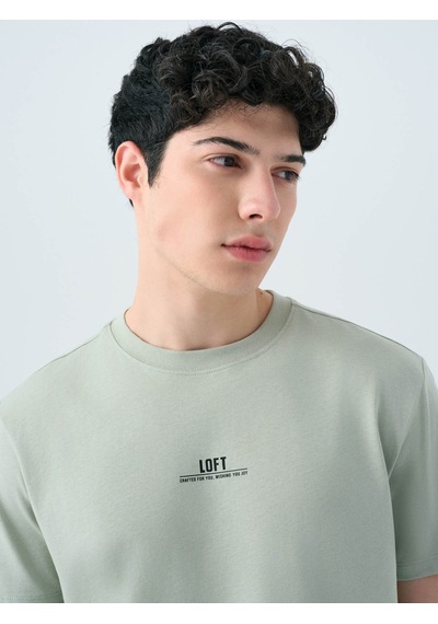 Loft Regular Fit Açık Yeşil Erkek T-shirt Lf2038728 Açik Yeşil