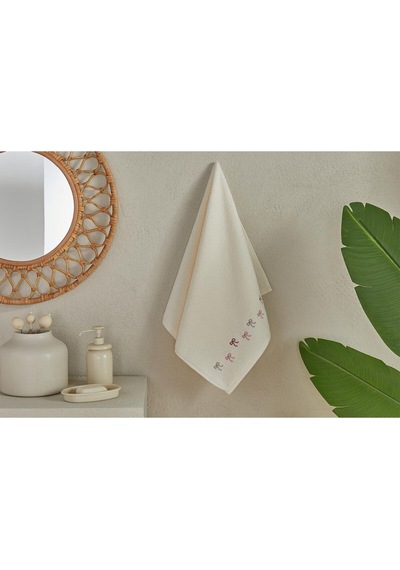 Floretta Funny El Ve Yüz Havlusu 50x80 Cm Krem