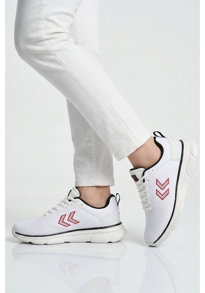 Hummel Beyaz Siyah Fileli Hafif Esnek Unisex Spor Ayakkabı 900882 Degas Iı Beyaz - Siyah