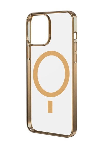 Ally İphone 12 - 12 Pro 6.1inç Magsafe Uyumlu Renkli Kenar Silikon Kılıf- 5775 Mavi