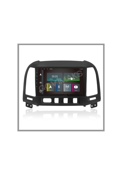 Govimaks Hyundai Santa Fe 2006-2012 Uyumlu 2 Gb Ram 32 Gb Hafıza Androıd Multımedıa Teyp 9"