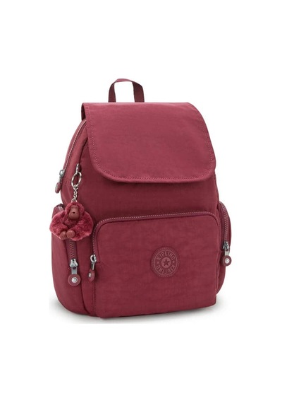 Kipling City Zip S Küçük Boy Sırt Çantası Bordo