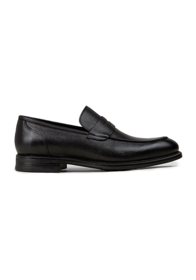 Deery Erkek Hakiki Deri Siyah Klasik Loafer Ayakkabı - 01995msyhc03 Siyah