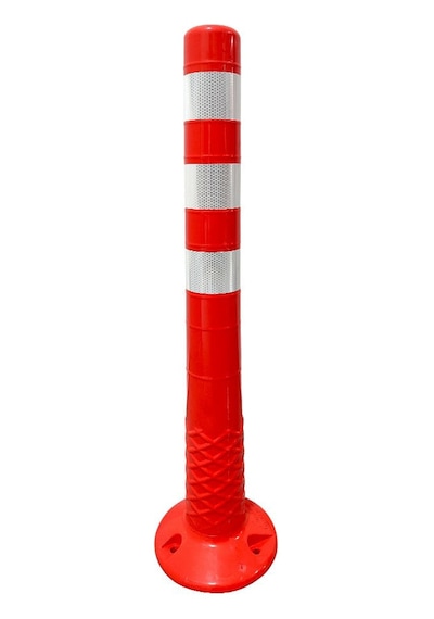 10 Adet Eko Trafik Delinatör 75 X 8 Cm Esnek Duba-4150