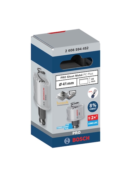 Bosch Pro 41 Mm Yaylı İnox Ve Çelik Kesim Panç 2608594452