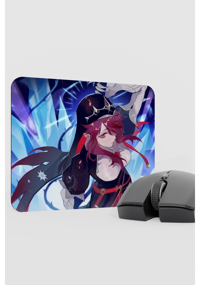 Rosaria Genshin Impact Anime Oyuncu V1 - 22x18 Gaming Mouse Pad Fare Altlığı
