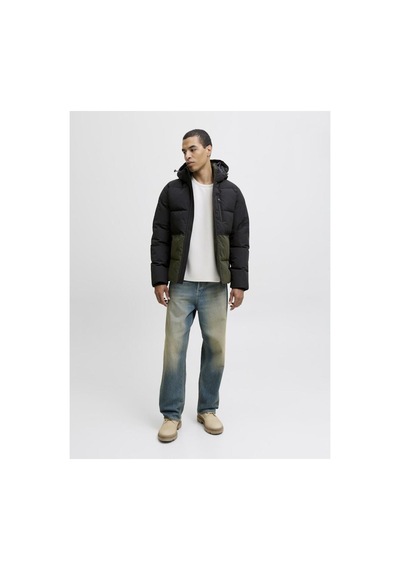 Jack & Jones Jjeowen Puffer Erkek Şişme Mont Su Geçirmez, Soğuk Hava Koruması, Günlük Kışlık Ceket Rosin