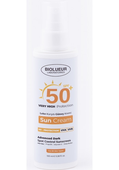 Biolueur Leke Karşıtı SPF50+ Güneş Kremi  2 x 100 ML
