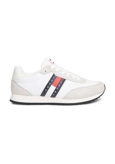 Tommy Hilfiger Erkek Tjm Core Classic Runner Spor Ayakkabı-13285 Beyaz