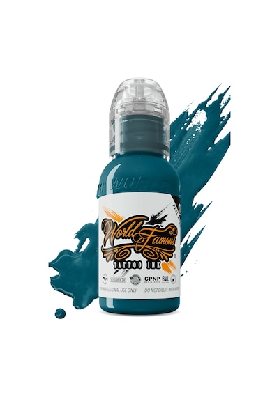 World Famous Galapagos Green Dövme Boyası 30ml Canlı Yeşil Profesyonel Tattoo Ink